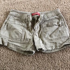 Tan cotton shorts